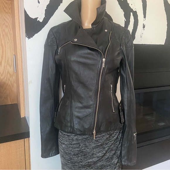 Danier Leather Moto Jacket - Picture 1 of 5